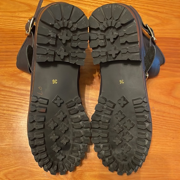 Kyu by Liqulip Russell Horton custom Italian black leather boots sz 36 5.5 6 - Picture 7 of 10